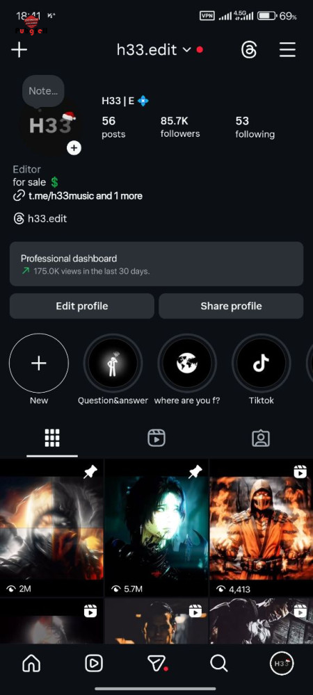 Buy Instagram Page and Telegram Channel | Buy and Sell Social Networks Account For Sale